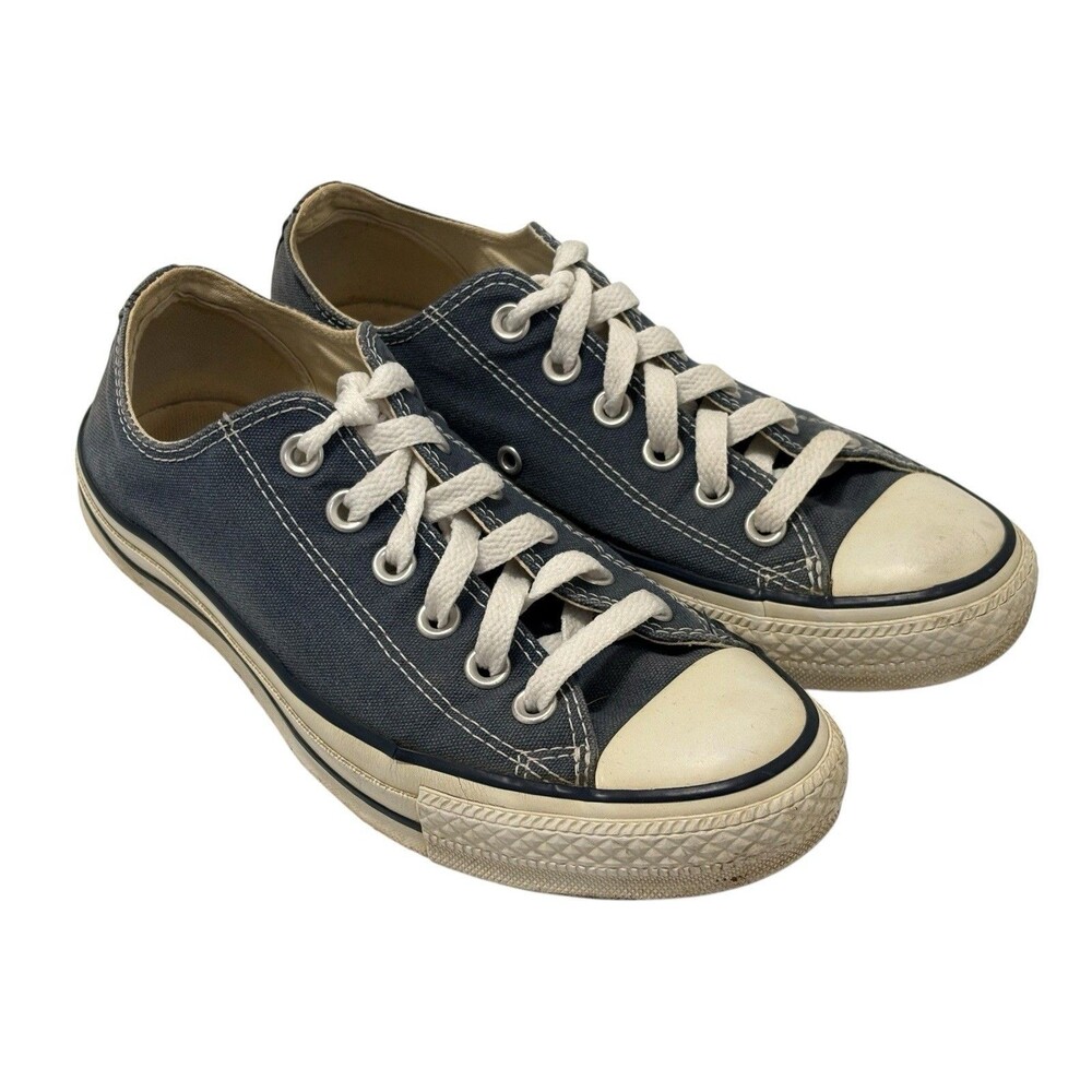 Converse Shoes Made In USA Women’s 5 Sneaker All Star Canvas VTG Lace Up Denim